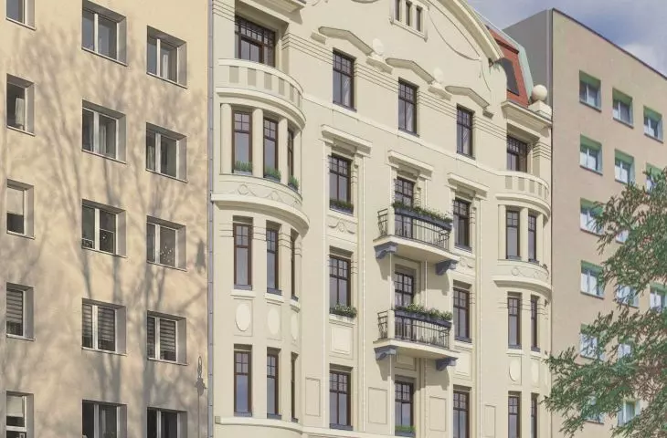 Warsaw tenement reconstruction project