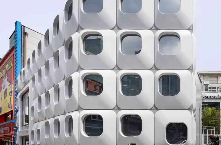 In the heart of Seoul's downtown Myeongdong district, the Myeongdong Statio Hotel was built