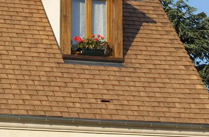 Dachówka ceramiczna Terreal  Rully kolor Champagne Sandfaced
