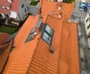 Oleśnicki tenement house in Sandomierz. MILANO Red Natural Ceramic Tile