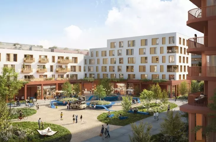 New housing estate in Kabaty, Warsaw