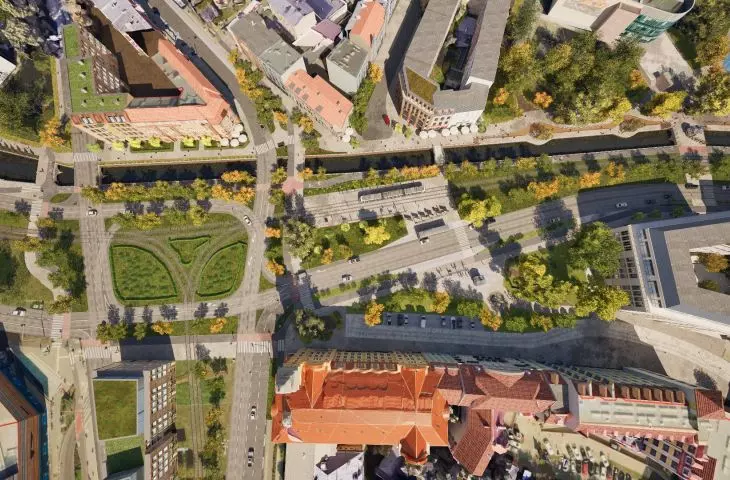 bird's eye view
