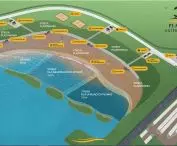 Kuter Port Nieznanowice - plan plaży 