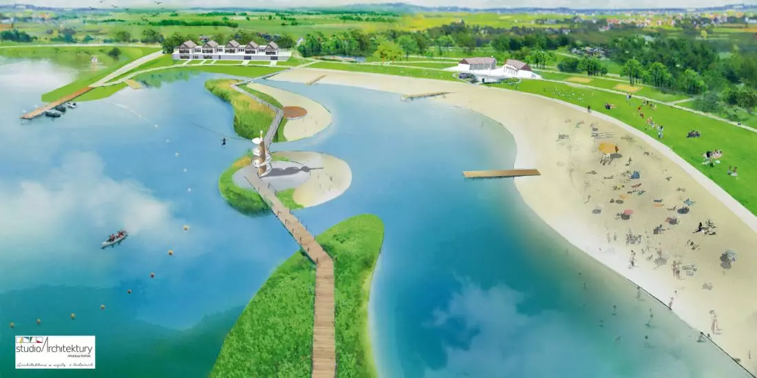 Kuter Port Nieznanowice - plaża pod Krakowem