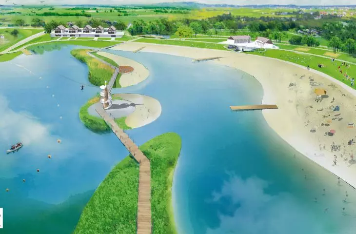 Kuter Port Nieznanowice - wizualizacja 