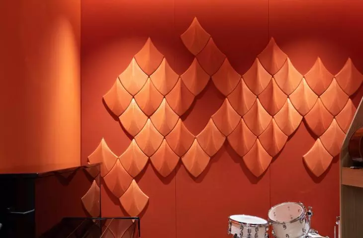 Music classrooms at Western Academy in Beijing