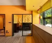 Music classrooms at Western Academy in Beijing