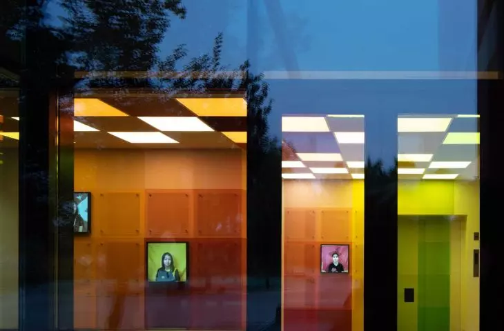 Music classrooms at Western Academy in Beijing