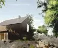 House in color - brown house
