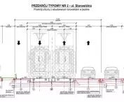 Planned traffic organization after renovation on Starowislna Street in Krakow