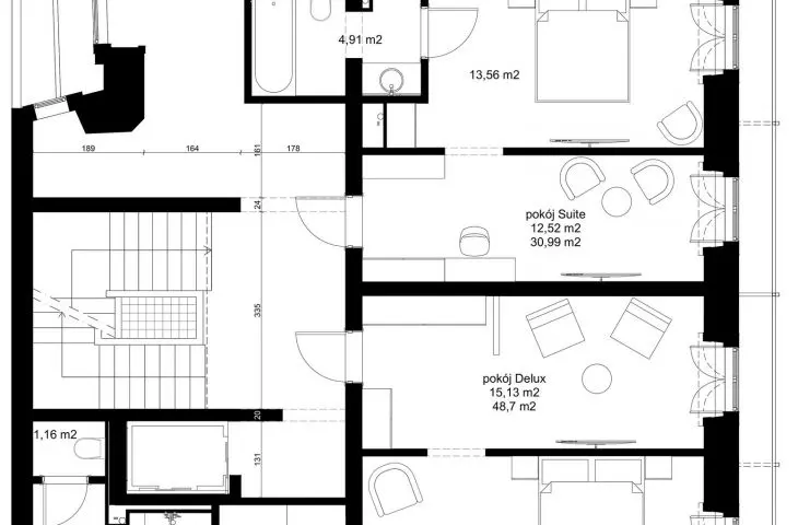 Functional floor plan 5th floor