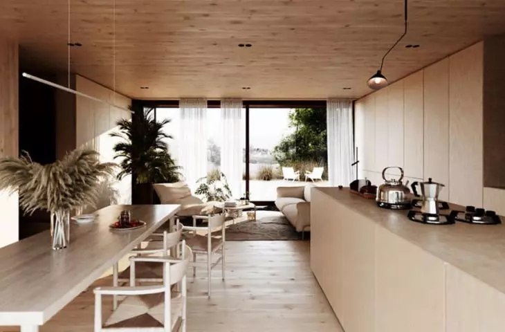 House in color - interior