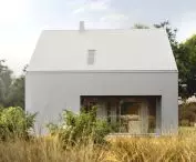 House in color - white