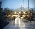 Arena arena after reconstruction, visualization, proj. CDF Architects