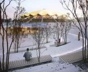 Arena arena after reconstruction, visualization, proj. CDF Architects