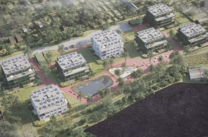 KTBS housing estate on Kosmiczna Street in Giszowiec.