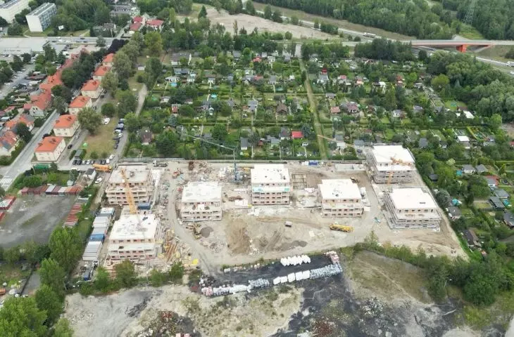 KTBS housing estate on Kosmiczna Street in Giszowiec.