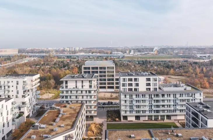 na Nowych Żernikach powstał też budynek biurowy — WUWA Point projektu Maćków Pracownia Projektowa