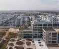 in Nowe Żerniki there was also an office building constructed - WUWA Point designed by Maćków Pracownia Projektowa.