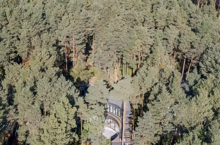 the house was built near Warsaw