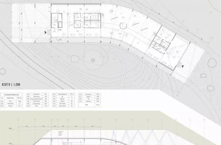 plan 0 + cross-section