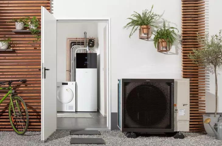 Daikin Altherma heat pump with indoor units