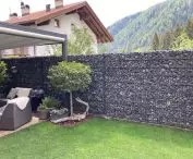 Praktik gabion fence in anthracite color