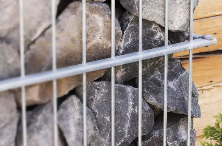 Premium gabion construction detail