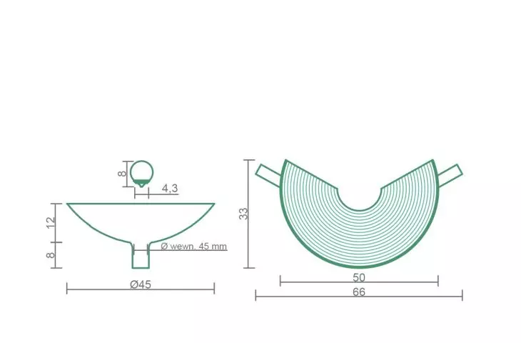 Dimensions of the washroom 
