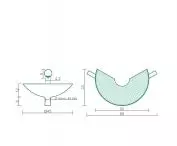 Dimensions of the washroom 