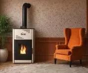 Breta Pro thermo-fireplace does not require technical rooms