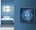 CP-04. touch multifunction panel with interchangeable bezels. It is an intuitive smart home control center with customizable up to 6 screens for different rooms.