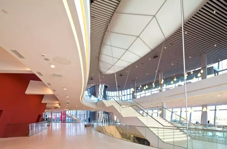 Interior of the ICE Congress Center in Krakow