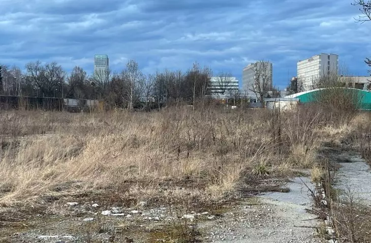 The plot on which the Karol Szymanowski Philharmonic Hall will be built in the future
