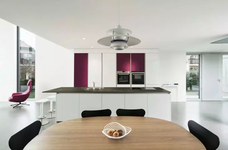 Metallic kitchen countertop 