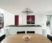 Metallic kitchen countertop 