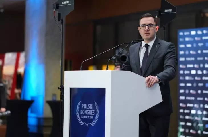 Minister energii Miłosz Motyka