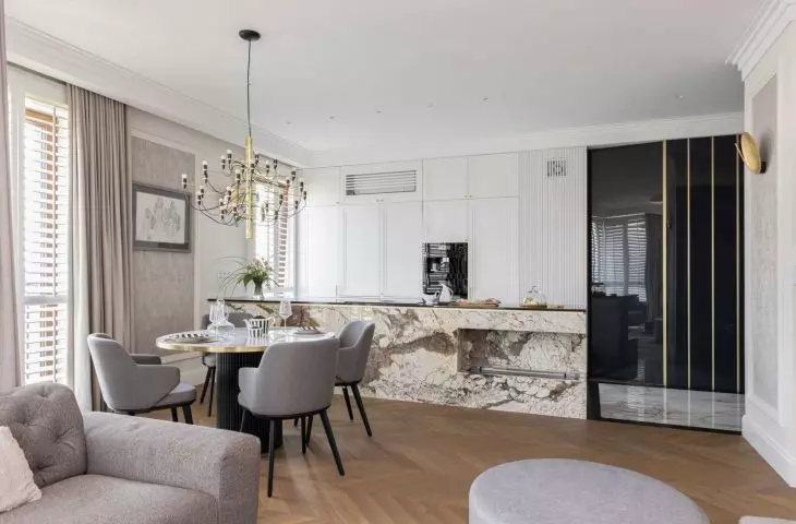 110-square-meter apartment designed by Anna Wilniewczyc