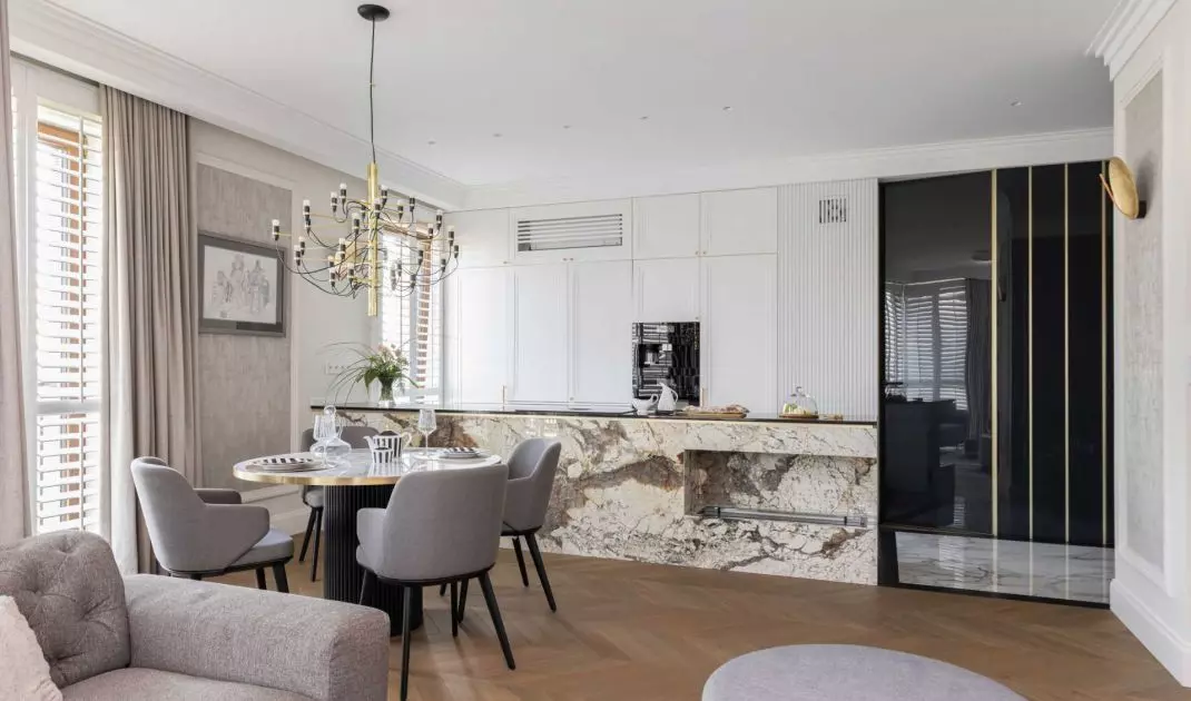 110-square-meter apartment designed by Anna Wilniewczyc