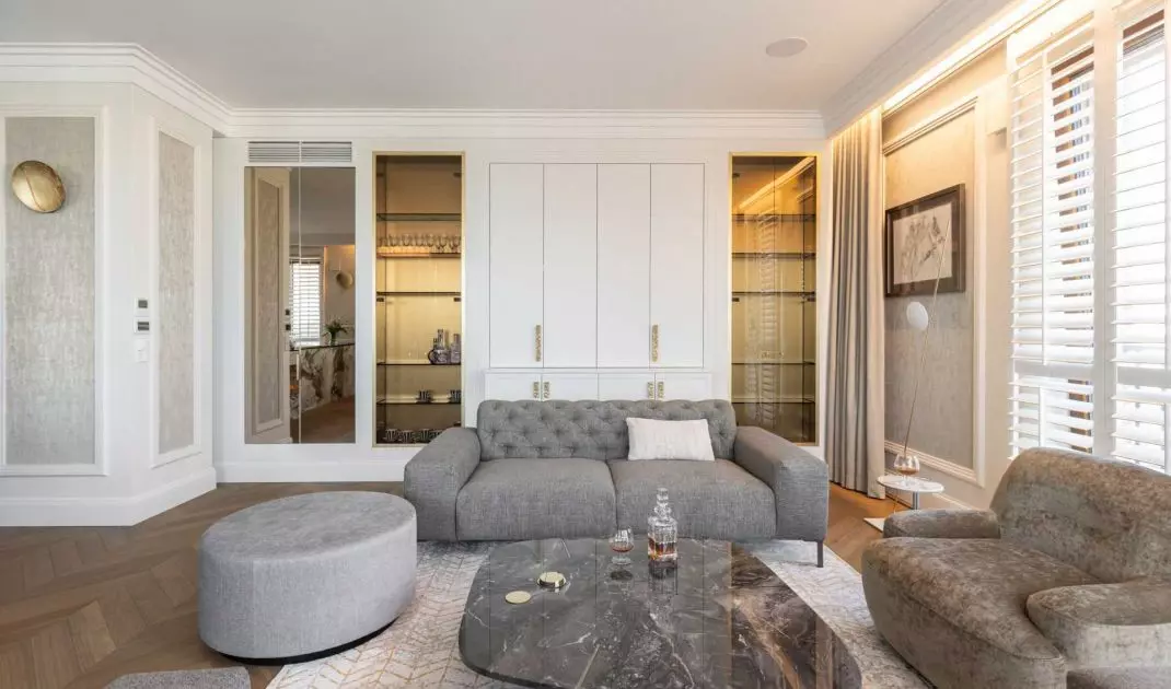 110-square-meter apartment designed by Anna Wilniewczyc