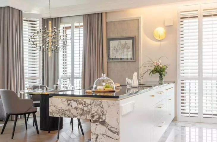 110-square-meter apartment designed by Anna Wilniewczyc