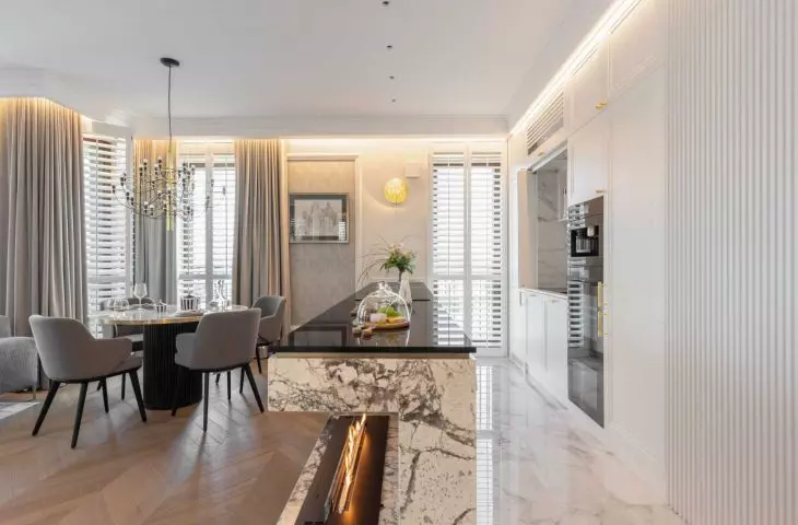 110-square-meter apartment designed by Anna Wilniewczyc