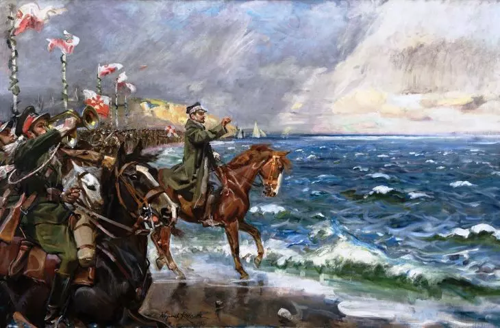 Wojciech Kossak, Zaślubiny Polski z morzem, 1930