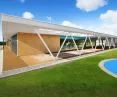 The whole is surrounded by a covered, multifunctional terrace