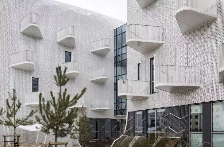 Wave 4 and Wave 5 - buildings of the European Family Center complex in Sopot