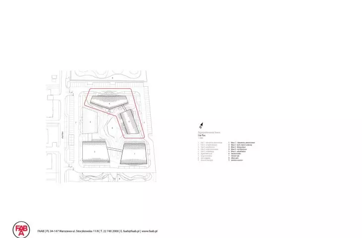 Wave 4 and Wave 5 - buildings of the European Family Center complex in Sopot