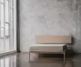 PUFF bed with headrest