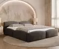 Upholstered bed Kiasta with bedding container