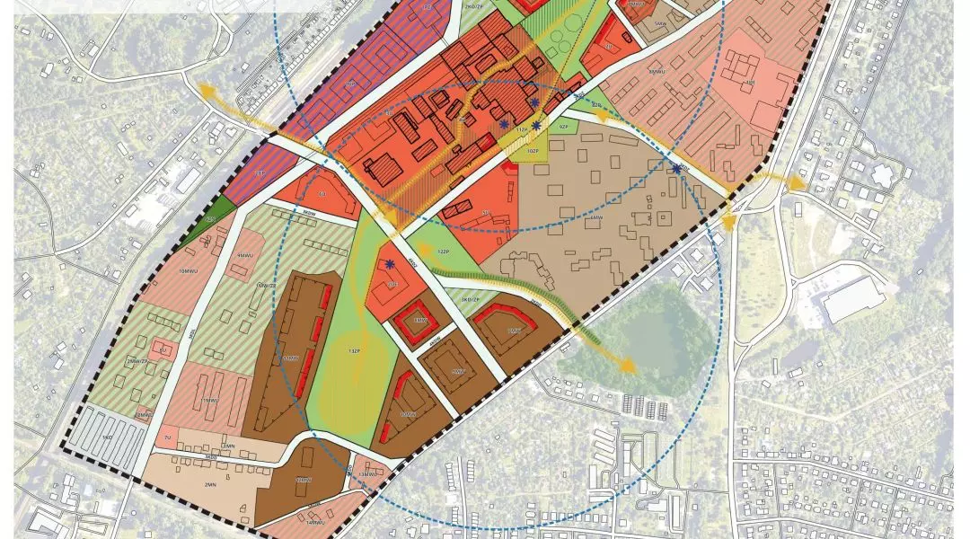II Nagroda, proj.: ARCA Biuro Projektów Urbanistyki i Architektury Michał Stangel