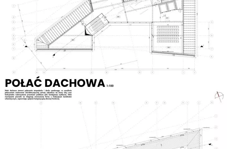 Design of a multifunctional office center dedicated to the creative industry